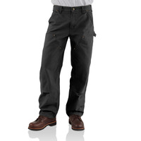 Kalhoty Carhartt - EB136BLK Double Front Work Pant