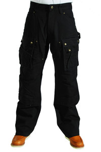 Kalhoty Carhartt - EB219BLK Double Front Work Pant