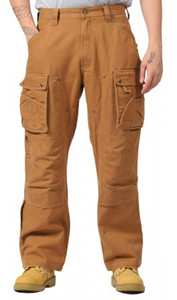 Kalhoty Carhartt - EB219BRN Double Front Work Pant