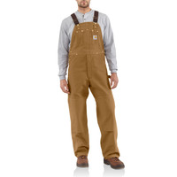 Lacláče Carhartt - R01BRN Duck Bib Overall