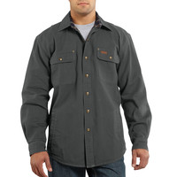 Košile carhartt - 100590 Weathered Canvas Shirt Jac GVL