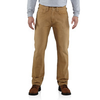 Kalhoty Carhartt - 100096 BRN Weathered Duck 5-Pocket Pant