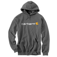 Mikina Carhartt - 100074 CLH SIgnature Logo Midweight Hooded Swearshirt