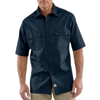 Košile carhartt - S223 NVY Twill Short-Sleeve Work Shirt