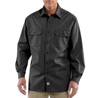 Košile carhartt - S224 BLK Twill Long-Sleeve Work Shirt