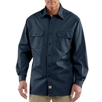 Košile carhartt - S224 NVY Twill Long-Sleeve Work Shirt