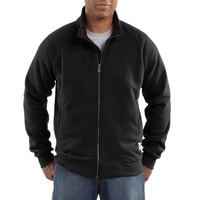 Mikina Carhartt - K350BLK Midweight Mock Neck Zip - Front Sweatshirt