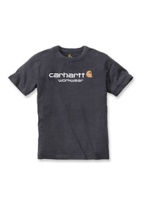 Carhartt triko -101214 Core Logo S-Sleve T-shirt Carbon Heather