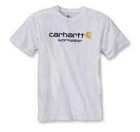 Carhartt triko -101214 Core Logo S-Sleve T-shirt White