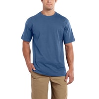 Carhartt triko -101124 Maddock S-Sleve T-shirt Tidal Blue Heather