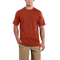 Carhartt triko -101124 Maddock S-Sleve T-shirt Chili Heather