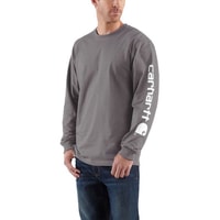 Carhartt triko - EK231CHR Long-Sleeve Graphic Logo T-Shirt