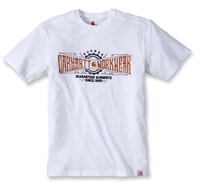 Carhartt triko -102095 Maddock Work Crew S-Sleve T-shirt White