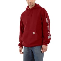 Mikina Carhartt - K288 608 Midweight Signature Sleave Logo Hooded Swearshirt