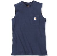 Carhartt triko -100374412 Maddock Pocket S-Sleve T-shirt Navy