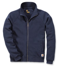 Mikina Carhartt - K350NVY Midweight Mock Neck Zip - Front Sweatshirt