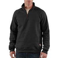 Mikina Carhartt - K503BLK Midweight quarter zip mock neck sweatshirt