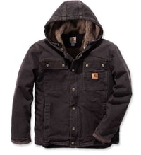 Bunda Carhartt - 102285 201 Sandstone Barlett Jacket - Tmavě hnědá
