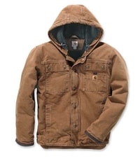 Bunda Carhartt - 102285 211 Sandstone Barlett Jacket - Hnědá