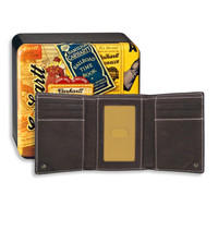 Peněženka Carhartt - Men's Trifold Wallet - Milled Pebble BLK - Černá