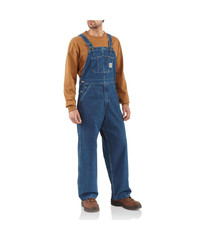 Lacláče Carhartt - R07DST Washed Denim Bib Overall