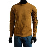 Carhartt triko - EK231BRN Long-Sleeve Graphic Logo T-Shirt