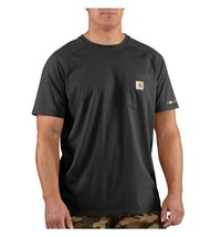 Carhartt triko - 100410 Men’s FORCE™ Cotton S-Sleeve T-Shirt Černé
