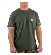 Carhartt triko - 100410 Men’s FORCE™ Cotton S-Sleeve T-Shirt Moss