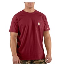 Carhartt triko - 100410 Men’s FORCE™ Cotton S-Sleeve T-Shirt Červené