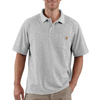 Carhartt triko - K570HGY Contractor's Work Pocket™ Polo