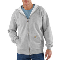 Mikina Carhartt - K122HGY Midweight Hooded Zip-Front Swearshirt