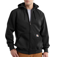 Mikina Carhartt - 100614BLK Paxton heavyweight Hooded Zip-Front Swearshirt