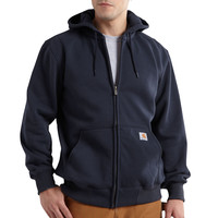 Mikina Carhartt - 100614NVY Paxton heavyweight Hooded Zip-Front Swearshirt