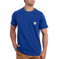 Carhartt triko - 100410 Men’s FORCE™ Cotton S-Sleeve T-Shirt Nautical Blue